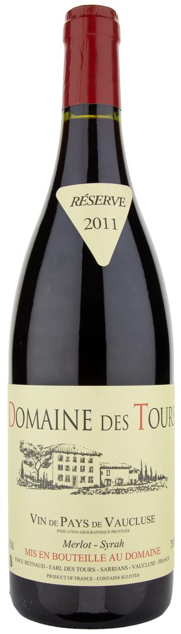 Rayas Domaine des Tours Merlot Syrah Vin de Pays de Vaucluse 2011