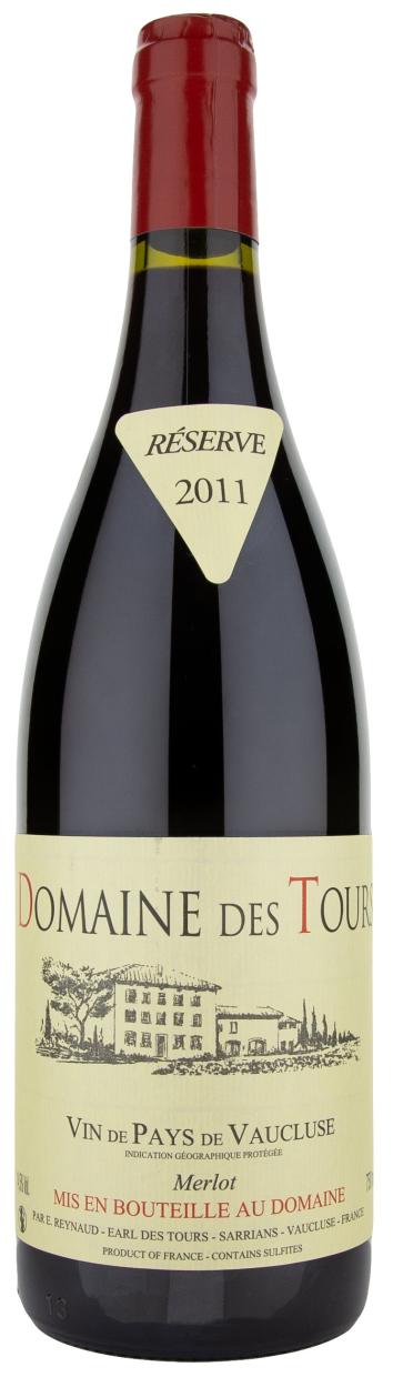 Rayas Domaine des Tours Merlot Vin de Pays de Vaucluse IGP 2011