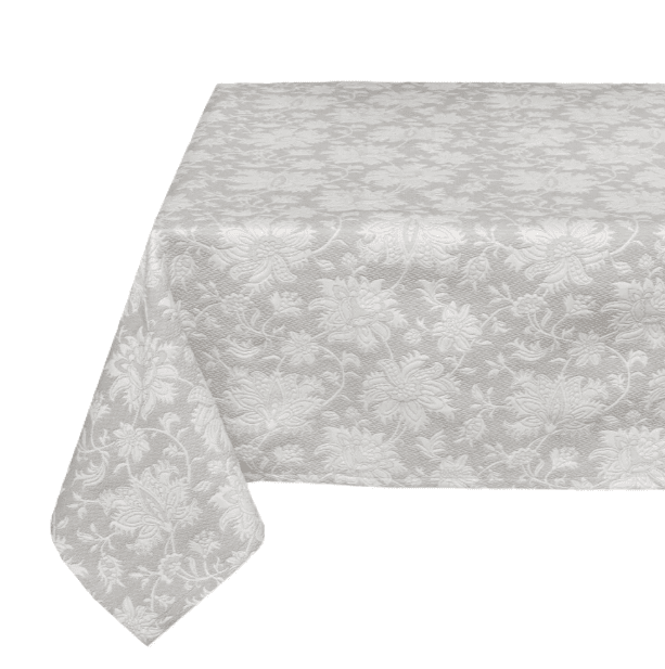 Tissus Toselli Jacquard tablecloth ORIENT ecru 180 x 260 cm