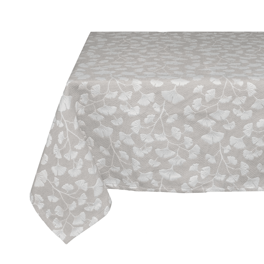 Tissus Toselli Jacquard Tablecloth PHUKET Lin 180 x 260 cm
