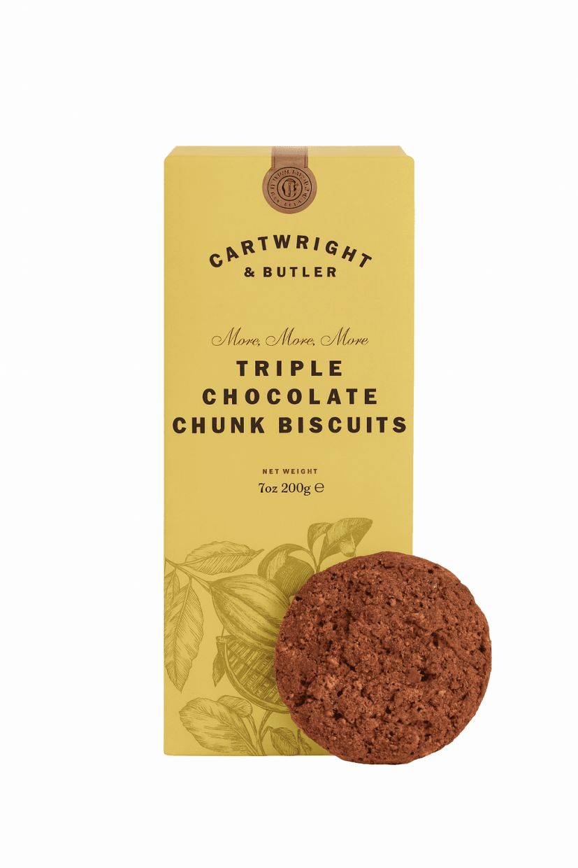 Cartwright&Butler Triple Chocolate Chunk Biscuits 200 g