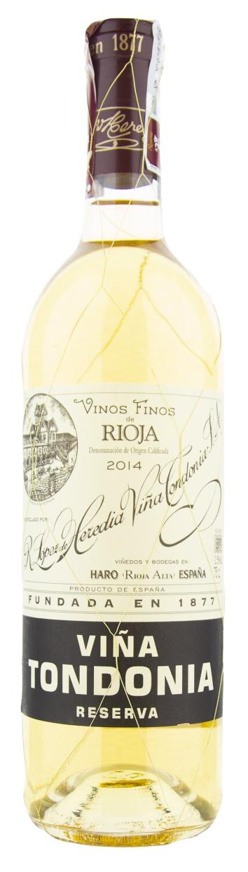 Lopez de Heredia Vina Tondonia Blanco Reserva Rioja 2014 