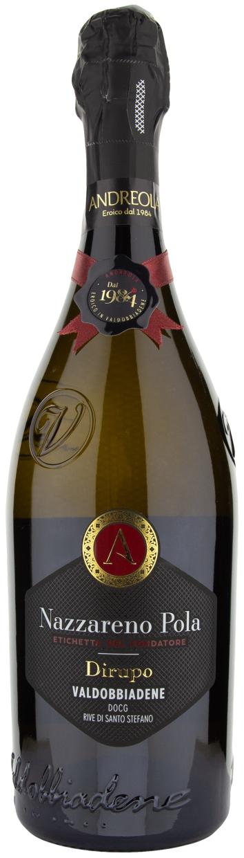 Andreola Nazzareno Pola Etichetta del Fondatore Dirupo Valdobbiadene Superiore Rive di Santo Stefano Extra Dry  
