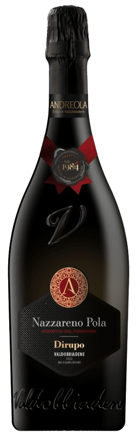 Andreola Nazzareno Pola Etichetta del Fondatore Dirupo Valdobbiadene Superiore Rive di Santo Stefano Extra Dry  