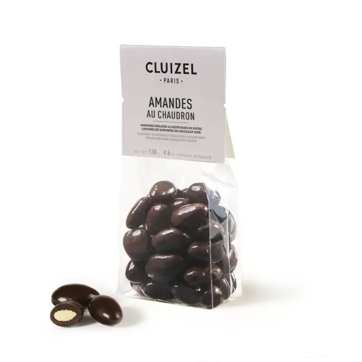 Michel Cluizel Almonds Coated With Chocolate 130 g