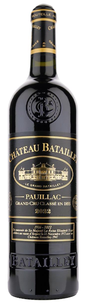 Chateau Batailley Pauillac 5eme Grand Cru Classe 2022