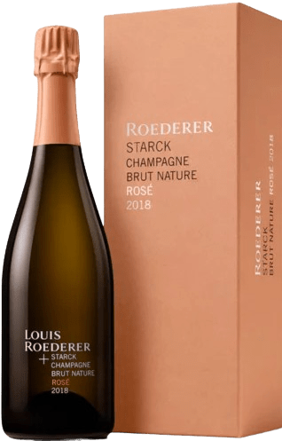 Champagne Louis Roederer Philippe Starck Brut Nature Rose (gift box) 2018