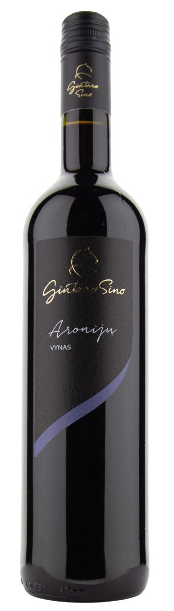 Gintaro Sino Aronijų vynas p.saldus 