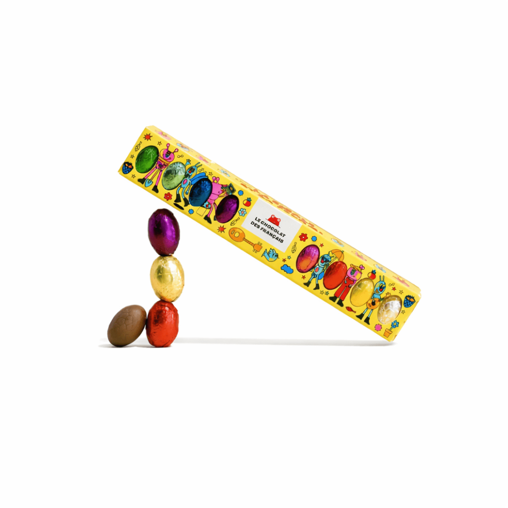 Le Chocolat des Français velykinių šokoladinių kiaušinių rinkinysi 80 g