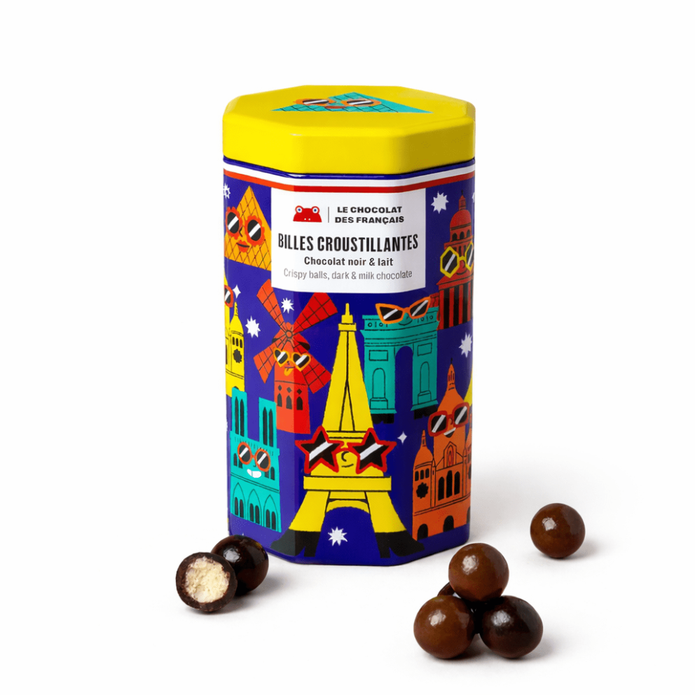 Le Chocolat des Français traškūs rutuliukai šokolade 120 g