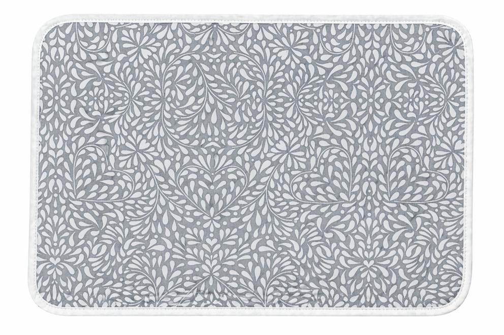 Tissus Toselli Jacquard Placemats ONDINE GRIS 30 X 45 cm 2 units