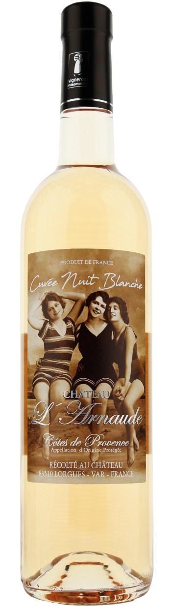 Chateau l'Arnaude Cotes de Provence Nuit Blanche Rose 2025