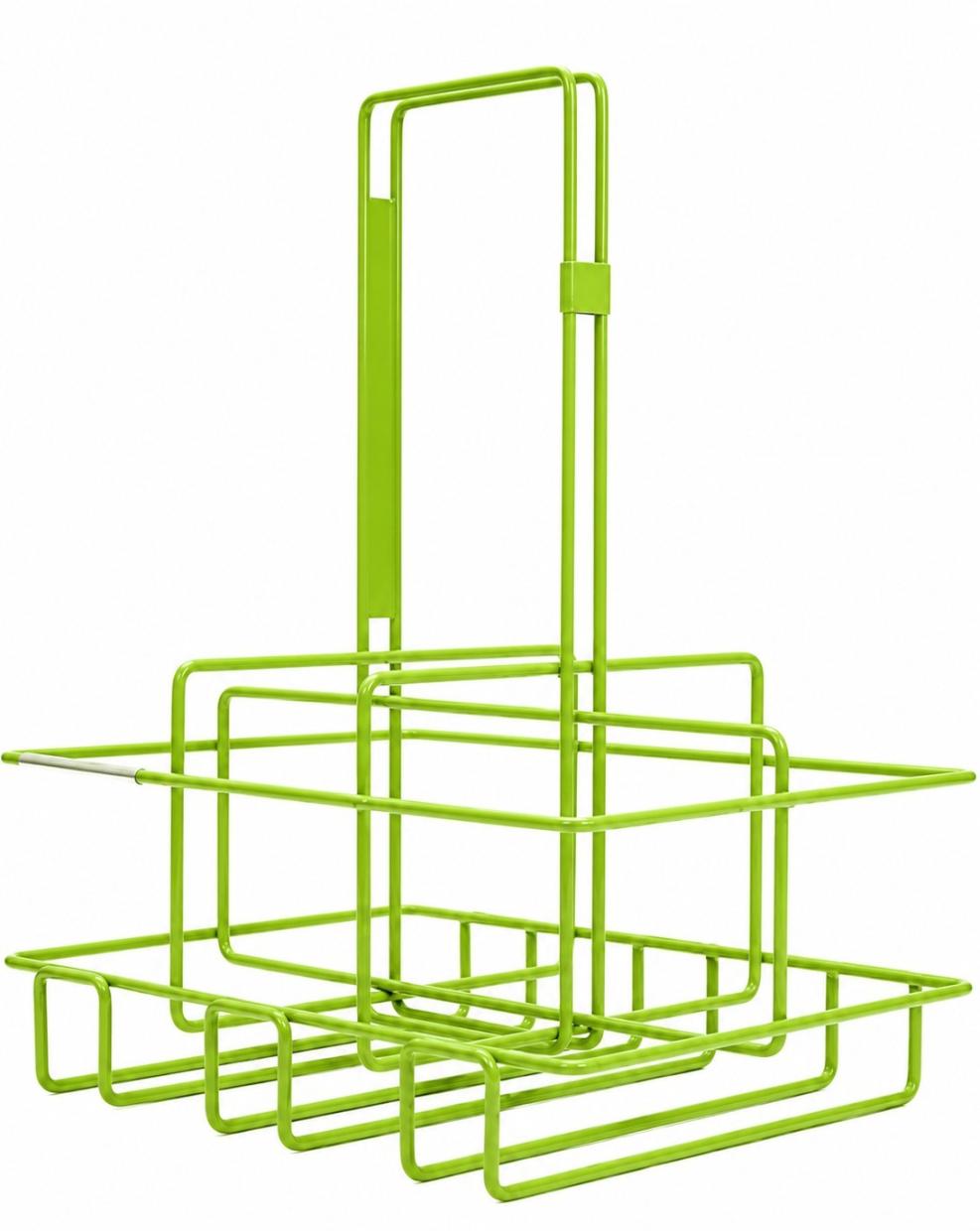 MWD Green Wine Basket for 6 Bottles 
