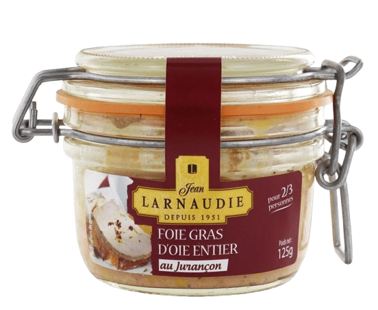 Larnaudie Žąsies kepenėlės 125 g. Foie Gras su Jurancon vynu