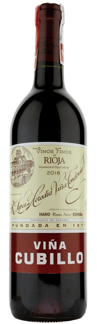 López de Heredia Viña Cubillo Crianza Rioja 2018 