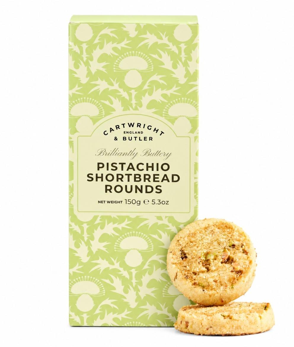 Cartwright&Butler sviestiniai sausainiai su pistacijomis 150 g