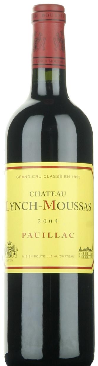 Château  Lynch - Moussas 5eme Grand Cru Classe Pauillac AOC 2004