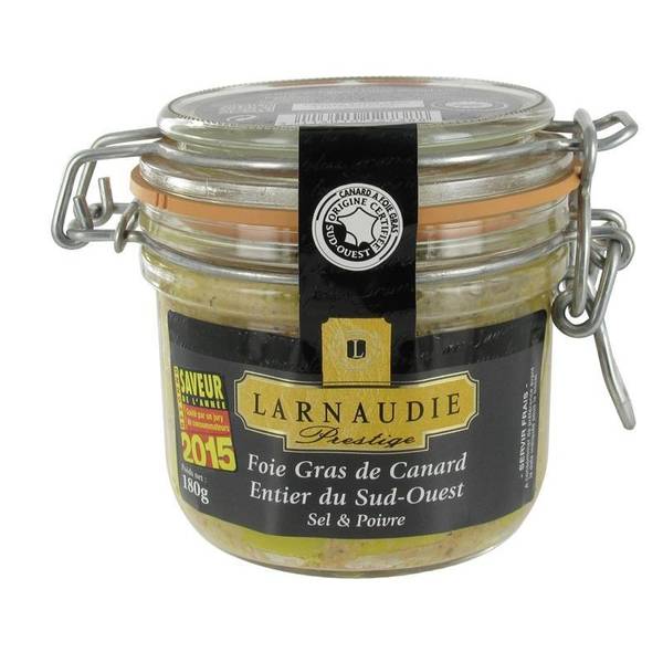 Larnaudie anties kepenėlių paštetas su druska ir pipirais 125 g 