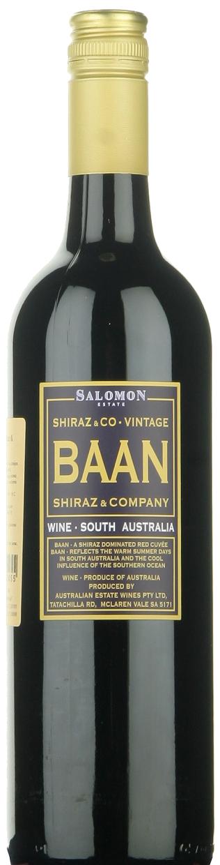 Salomon Estate Bin 4 Baan Shiraz & Co South Australia 2020 