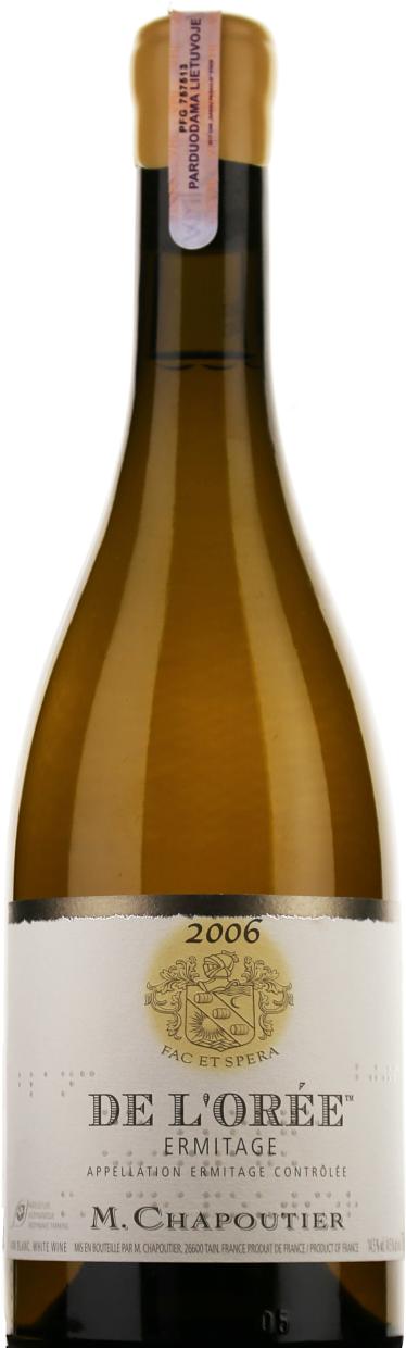 M.Chapoutier De L'oree Blanc BIO Ermitage AOC 2006 