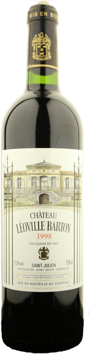 Château Léoville Barton II-ème Grand Cru Classé  Saint-Julien AOC 1998 