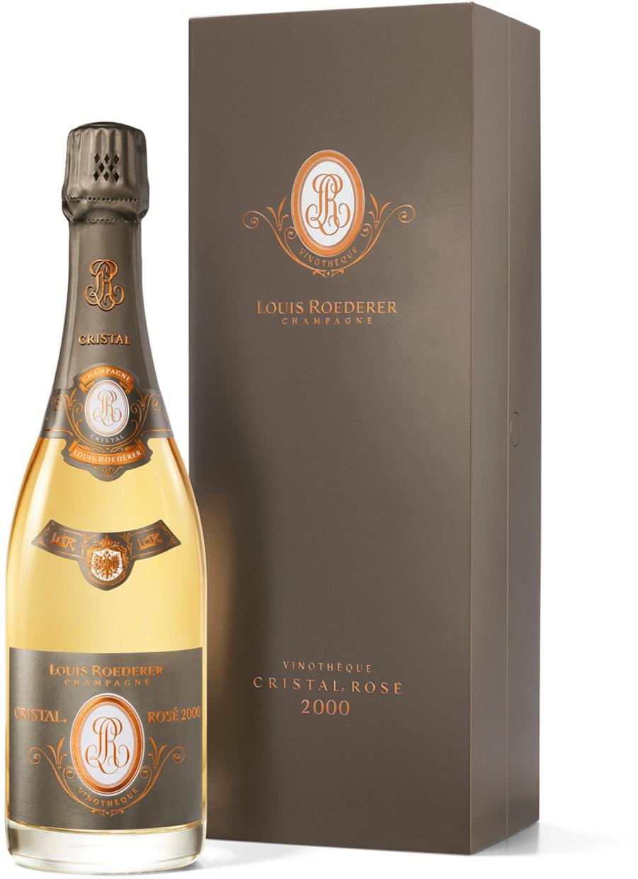 Champagne Louis Roederer Cristal Rose 2000 (Vinothèque gift box) 0,75L