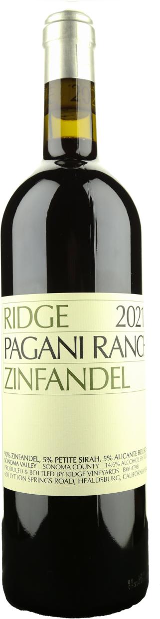 Ridge Pagani Ranch Zinfandel 2021 