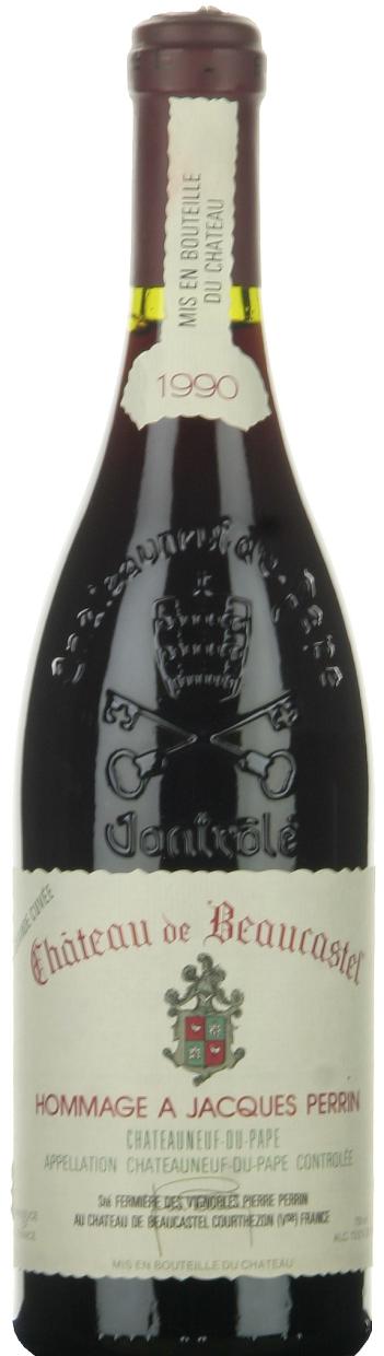 Chateau de Beaucastel Grand Cuvee Hommage Chateauneuf-du-Pape AOC 1990