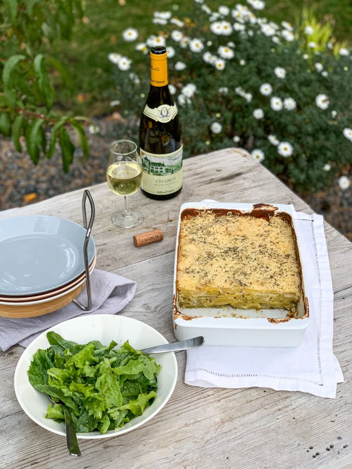 Prancūziškas bulvių apkepas Gratin Dauphinois