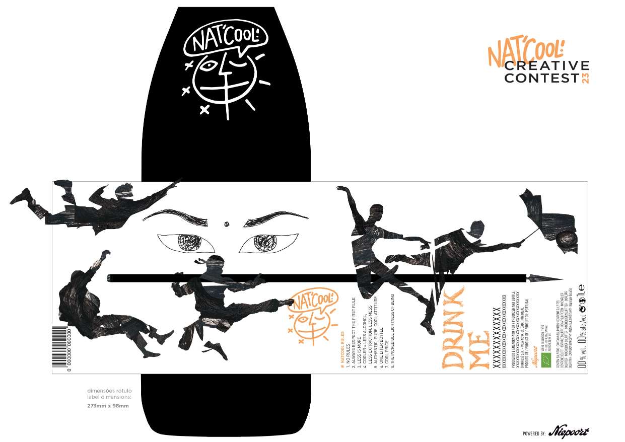 Evaldo Bubino Niepoort Nat'Cool etiketė