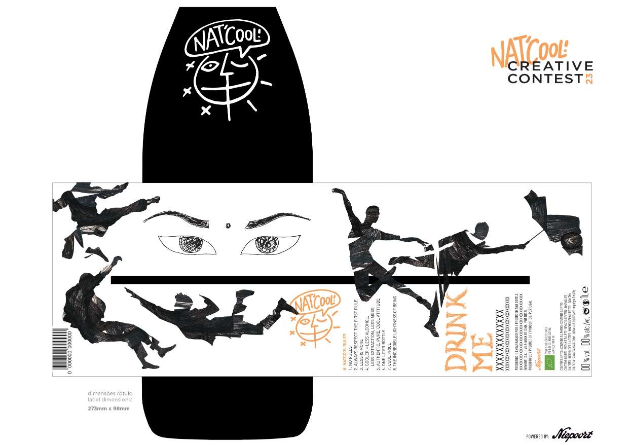 Evaldo Bubino Niepoort Nat'Cool etiketė