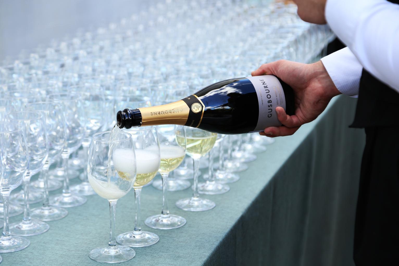 Gusbourne vyninės angli&scaron;kas putojantis vynas