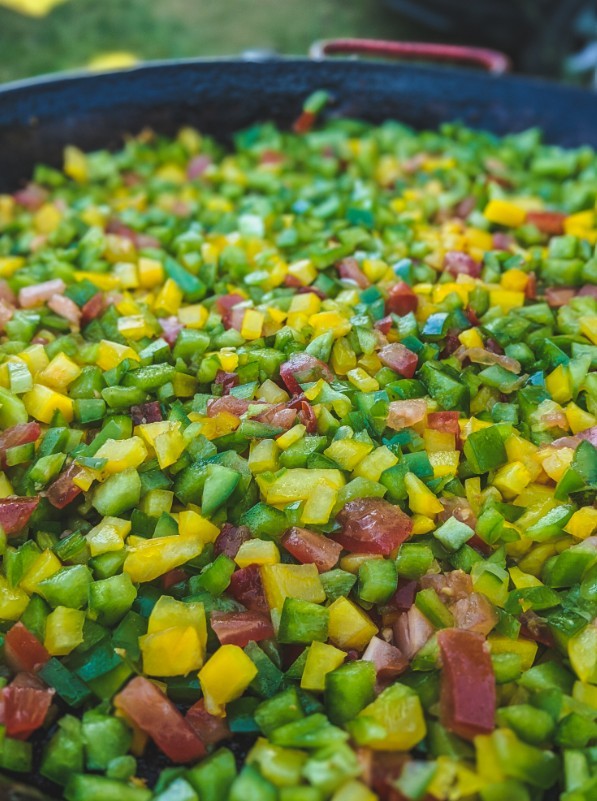 Keptos daržovės paeljai