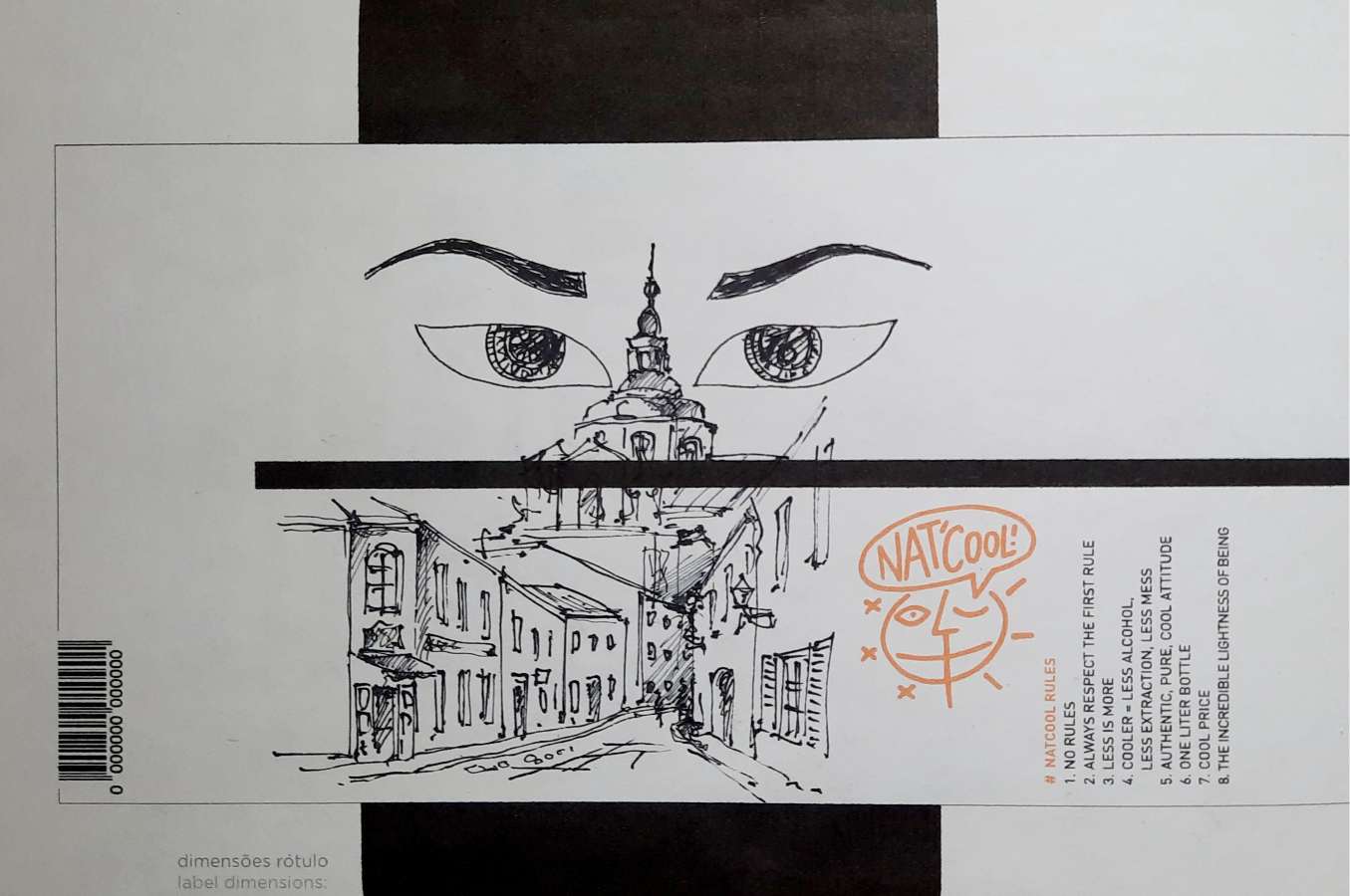 Linos Ruokienės Niepoort Nat'Cool etiketė