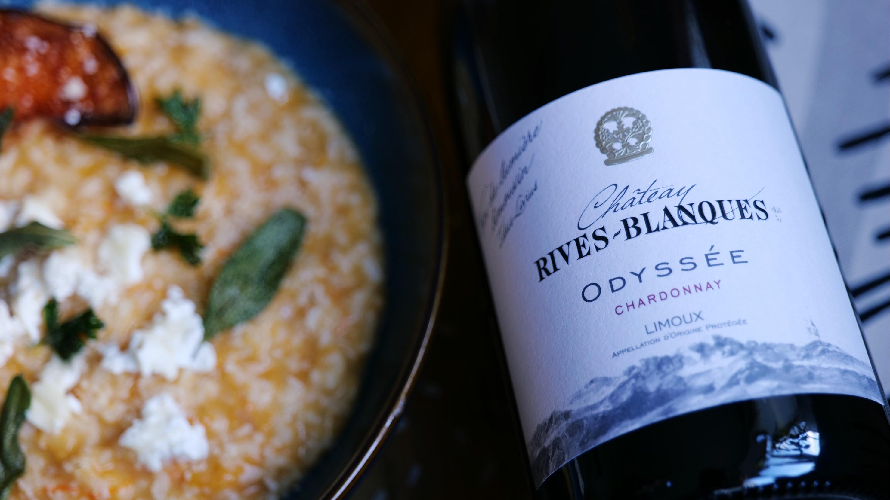 Rives-Blanques Odyss&eacute;e vynas prie rizoto