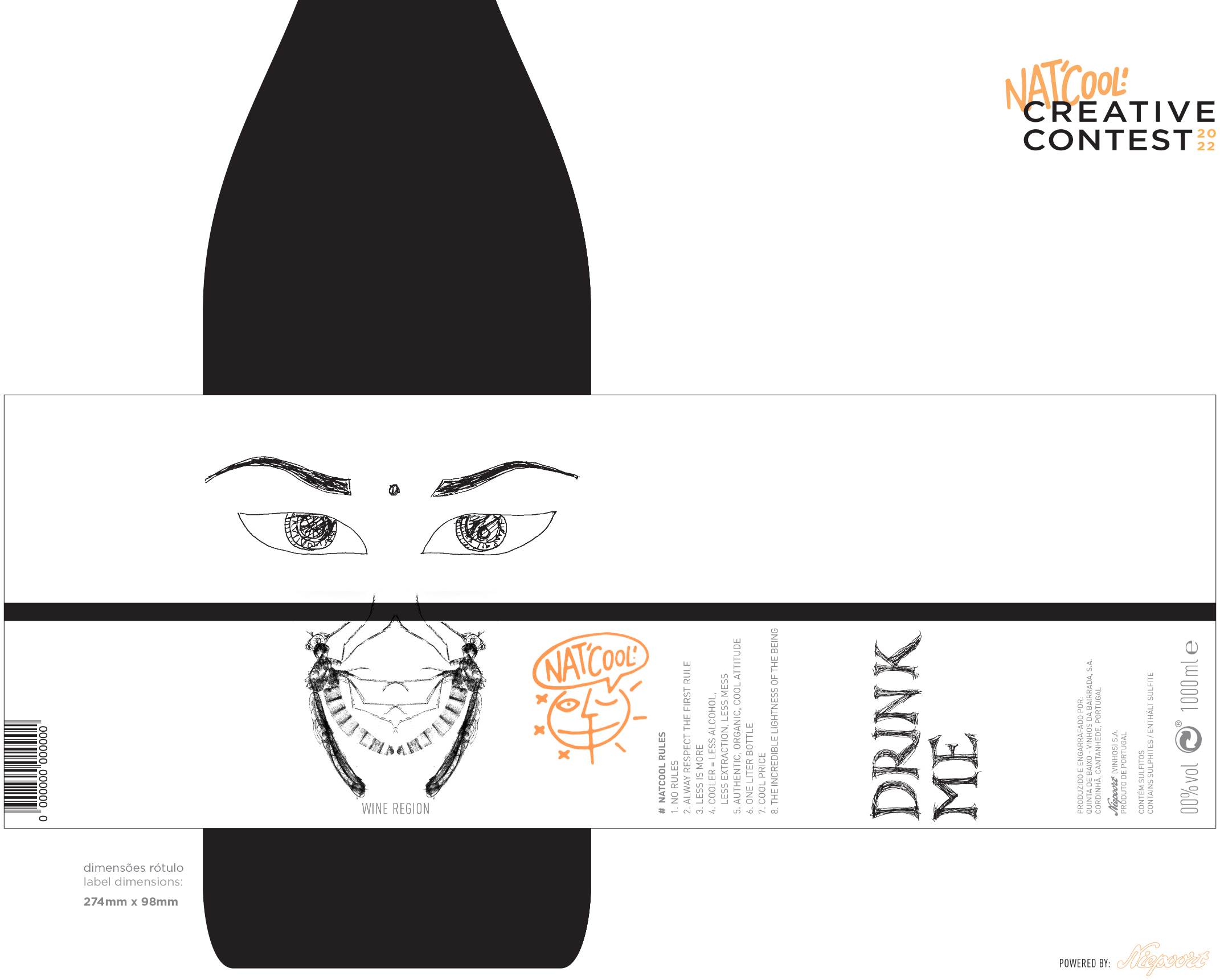 Renata Vičinienė Nat Cool vyno etiketė 3