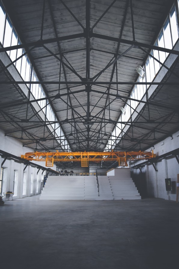 Dūmų fabriko interjeras