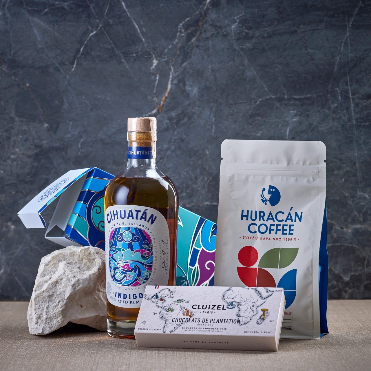 Spalvingasis vyno rinkinys Kalėdoms