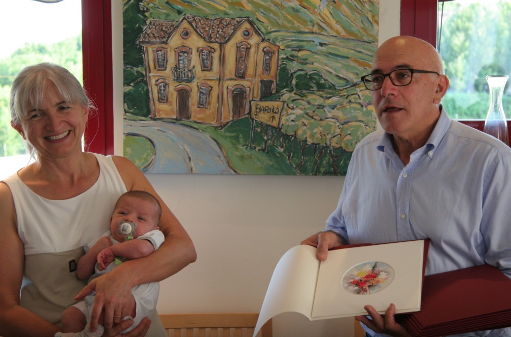 Aldo ir Milena Vajra su anūku