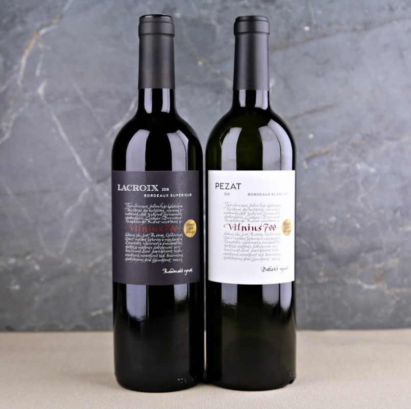 Vyno buteliai Vilnius 700