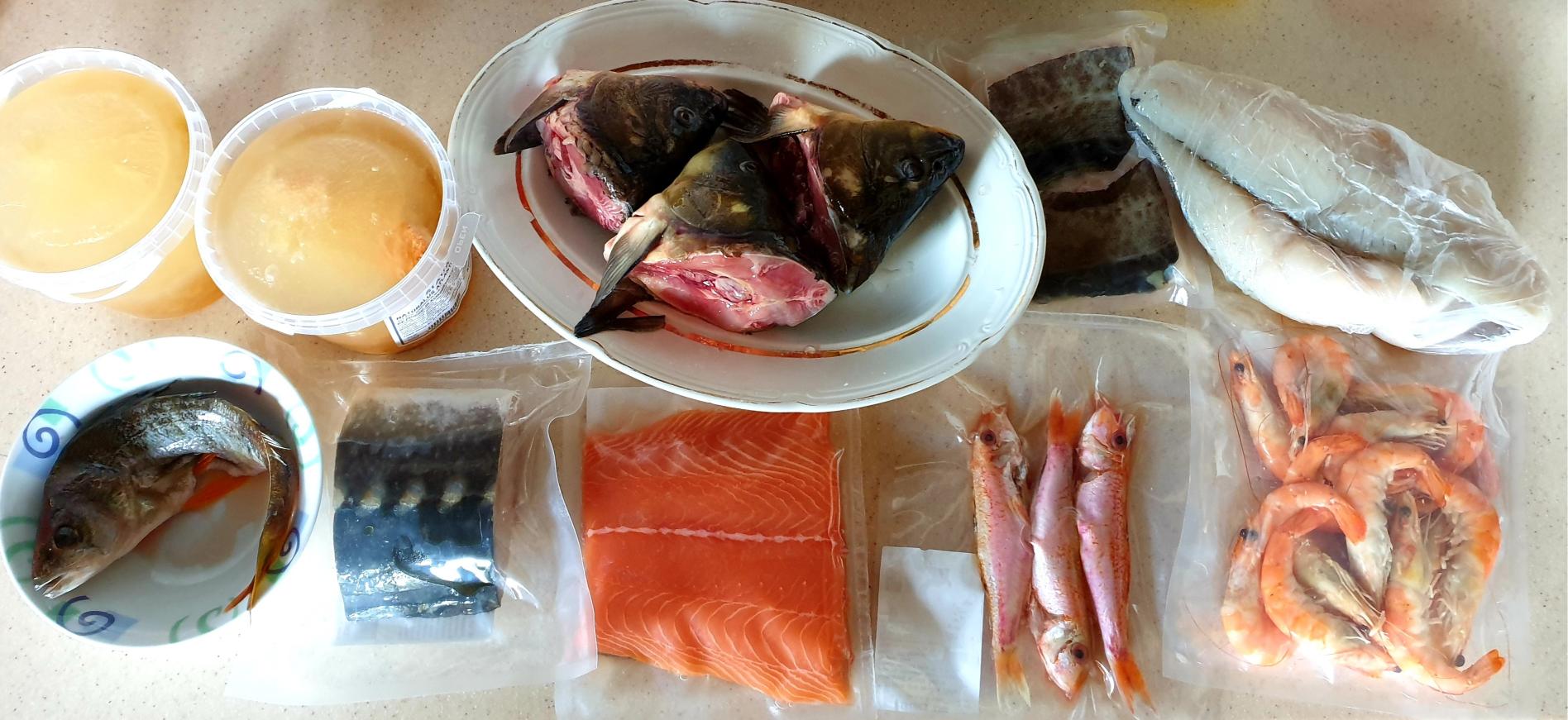 &Scaron;viežia žuvis Bouillabaisse sriubai